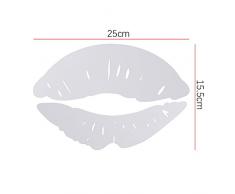 Kompassswc Fashion Silber DIY Wandaufkleber Spiegel 3D Lippe Wandspiegel Acryl Wandsticker Wandtatoo Schlafzimmer Wohnzimmer Badzimmer Küche Dekor Wandbild 25*15.5cm