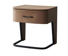 GCMJ Nachttisch Modern Skandinavisch Deko Oberfläche Leder In Nachtschrank for Schlafzimmer, Leicht Zu Reinigen Small Space Nachtisch Schrank