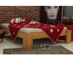 Bett 90x200cm , Steckbett metallfrei, Bambus Bett BURMA, Höhe 40cm