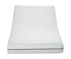 Matratzenset OrthoMatra KSP-500, 120x200 cm, Härtegrad H2 + Premium Rollrost mit 23 Leisten