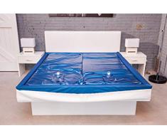 Aqua Sense Eine Wasserbett Matratze 100x200 für 200x200 Softside Wasserbett Dual Wasserkern Wassermatratze Wasserbettmatratze Mesamoll2® (0% Beruhigung) + 2 Wasserbett Conditioners (100 ml)