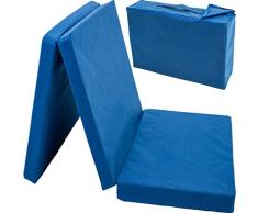 Reisebettmatratze mit Transporttasche (120 x 60 cm) für Kinderbett/Reisebett Matratze Baby Kind