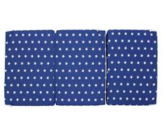 Best For Kids Matratze für das Reisebett 120 x 60 x 6 cm inkl.Transporttasche mit TÜV Kinder-Rollmatratze Kindermatratze in 4 Farben, Reisebettmatratze mit Tragetasche (Sternchen)
