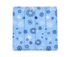 QVIVI Sommerkühlmatte, Kühlkissen Selbstkühlende Multifunktions Hundematten Pad Mat, Sicheres Ungiftiges Gel, Für Laptop Autokissen Schlafsofas Zwinger, 2er-Pack 35 * 40cm