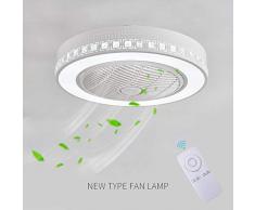 Deckenventilator Mit Beleuchtung, Kreative LED Deckenventilator Lampe Mit Fernbedienung Dimmbar Leiser Lüfter Kronleuchter, Moderne Wohnzimmer Schlafzimmer Kinderzimmer Fan Beleuchtung Dekoration