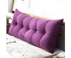 ZYZYZY Doppel Rückenkissen Liege Rückenstützkissen Schlafsofa Großes Kissen Bett Rückenpolster,Volltonfarbe Lesekissen Kissen G 59x24x8inch
