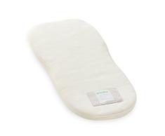 The Little Green Sheep M001H Naturmatratze Carrycot Mattress - To Fit Bugaboo Bee Only, beige