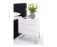 möbelando Nachtkonsole Bettkommode Nachtkommode Schlafzimmerkommode Nachttisch Newark IV