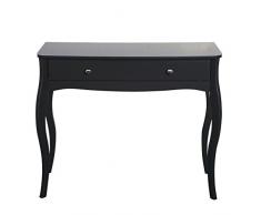 Steens Baroque 438/49 Frisiertisch, 100 x 80 x 100 cm, MDF, dunkelbraun