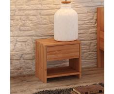 Krok Wood Nachttisch Julia aus Massivholz 40x40x40 cm (in Buche)