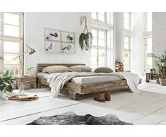 Woodkings® Holzbett 180x200 Mayfield Holz Akazie Rustic Schlafzimmer Massivholz Design Doppelbett Massive Naturmöbel Echtholzmöbel günstig