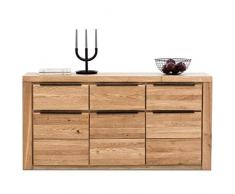 Sideboard Greta Kommode Anrichte 160 cm Eiche geölt Teilmassiv NEU/OVP
