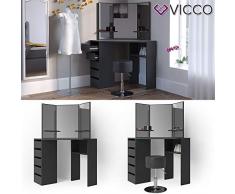 Vicco Eckschminktisch Arielle Schminktisch Frisiertisch Kommode Frisierkommode Schminkkommode