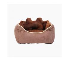 AIHU Weiche, Warme Kissen Katze Haustier Bettsofa, Waschbar, Atmungsaktiv, Bequemen Matratze Großer Hund Haustier Hund Warmen Korb (Size : S)