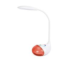 WILIT Q10 Kinder Schreibtischlampe Batteriebetrieben mit 28 LED und RGB 256 Farblicht, Tischlampe Touch Dimmbar, Nachttischlampe mit 3 Helligkeitsstufen für Lesen, Studieren, Arbeit, 5W, Weiß