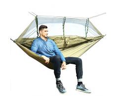 KHTO 1-2 Personen Outdoor Moskitonetz Fallschirm Hängematte Camping Hängen Schlafsofa Schaukel Tragbare Doppel Hängematte