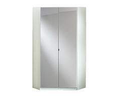 Wimex Kleiderschrank/ Eckschrank Clack, (B/H/T) 95 x 198 x 95 cm, Weiß
