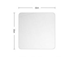 ANPHSIN 16pcs Spiegelfliesen mit Klebepunkte, Klebespiegel Spiegelkacheln Deko-Spiegel Wandspiegel Wandaufkleber Selbstklebende Fliesen im Wohnzimmer, Badezimmer, Kinderzimmer, Büro (Silber