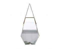 Mnjin Badezimmerspiegel Halbhoher Wandspiegel mit Schlafzimmerspiegel Minimalistischer Badezimmerspiegel