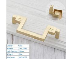 Türklinken Kleiderschrank Türgriff Schrank Nachttisch Antiker Griff Dekorative Möbelknöpfe Tv-Schrank Schubladengriff-Golden