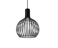 XINYANSEE Industrielampe Industrielle Hängeleuchte Vintage Pendelleuchte mit Käfig Loft Hängelampe Esszimmer Lampe Metall Schwarz für Küche, Wohnzimmer, Schlafzimmer Restaurant