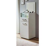 Furndirect24 Schminkkommode Schminktisch Kosmetiktisch Kommode Frisiertisch Rimini Weiss Schminktisch 35 x 87 cm Kommode