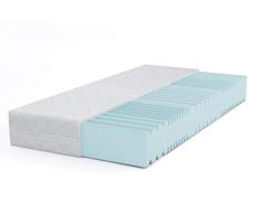 Orthopädische Kaltschaummatratze 90x200 cm mit 9-Zonen I H4 Fest - 10 Jahre Garantie - bis-120 kg I ca. 19 cm Hoch I Allergiker geeignet I Silvercare Premium Bezug waschbar mit Oeko-TEX® 100