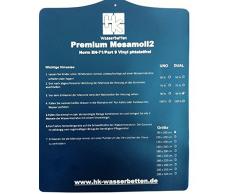 Einzelne Mesamoll2 Wasserbettmatratze, Wasserkern, Wassermatratze, 100x220 cm für DUAL Softside Wasserbett Außenkante Schaumstoff 200x220 cm (F2 50% Beruhigung)