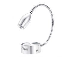 LEORX AC 85-265V Wandleuchte 3W 360 LED Leselampe (warmweiß)