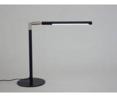 LED Tischleuchte Lincoln schwarz mit touch Dimmer, moderne Schreibtischleuchte Nachttischlampe