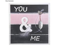 RAYHER 62615000 Holz-Lattenrahmen, FSC Mix Credit, 28,6 x 28,6 x 0,7 cm, Tiefe 1,1 cm mit 2 Haken