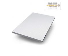 Genius Eazzzy Topper (140 x 200 x 7 cm) als Matratzenauflage für Matratzen & Boxspringbetten Viskoelastischer Matratzentopper für Allergiker (weitere Größen erhältlich)