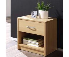 Stella Trading Pepe Nachtkommode, buche, 28 x 39 x 41 cm