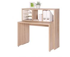 moebelstore24 Futonbett Judith, Kernbuche-Massiv Natur geölt 100 x 200 cm inkl.2 x Bettkasten