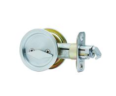 Kwikset 335 32 RND PCKT DR LCK Rundbett Bad Türschloss Edelstahl poliert