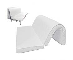 Baldiflex Matratze für Bettsofa Brio Pronto Letto mit Knick in der Liegefläche, orthopädisch, ergonomisch, hypoallergen 140x190