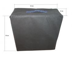 Natalia Spzoo Aufbewahrungstasche für klappmatratze, Allzwecktasche (Schwarz-Matratze: 195x65x8cm)