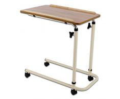Days Betttisch mit Rollen, Höhe und Neigung einstellbar, tragbarer und robuster Laptop-Schreibtisch mit Rädern, voll verstellbares Bett und Stuhl, Tisch, laminiert Top, Feste oder Flat Pack Version