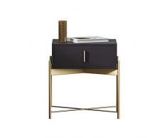Chyuanhua Nachttisch Nordic Leder Schlafzimmer Nachtschränke Minimalistischer Stil Ist Ideal for Bücher Speichern Home Nachttisch (Color : Brown, Size : 54x40x52cm)