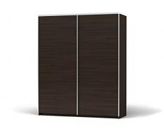 SMARTBett GmbH Schiebetürenschrank Kleiderschrank Schrank Wardrobe Colin Breite 183 cm Wenge
