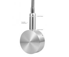 Meanyee Berührungsschalter Stufenlose Dimmbare Flexible Schwanenhals Leselampe Wandhalterung Wandlampen Nachttischlampe Augenpflege Mit Dim Blaue LED-Anzeige