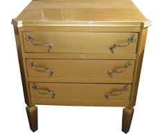 Casa Padrino Barock Kommode Gold B60 H69 cm - Handgefertigte Art Deco Möbel