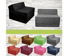 Klappmatratze Gästematratze Schlafsessel 10. Grau 200x70x10 W409_10 FORTISLINE