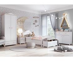 Nachtschrank LUNA Nachttisch Nachtkommode für Mädchen Kinderzimmer
