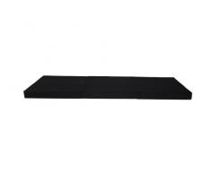 Badenia 3889211117 Gästematratze, 3-teilige Klappmatratze, 196 x 65 cm, schwarz