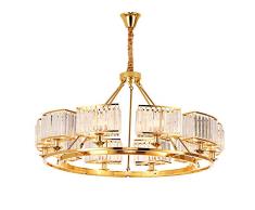 ZZZ Goldene Kristallleuchter-LED-Deckenleuchte-Leuchter-doppelt Verwendbares Restaurant/Schlafzimmer/Wohnzimmer/Dekorative Lampe Des Hotels Deckenlampe Für 12-30 Quadratmeter Warmer und modischer Kron