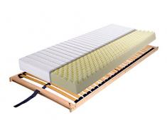 moebel-eins Lattenrost Rubin + VITAL 12 Matratze/Set Angebot, 140 x 200 cm