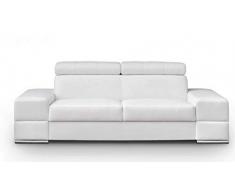 MG Home Sofa Doppelschlafsofa Dreisitzer-Sofa Mit Ohne Schlaffunktion Kopfstützenverstellung Royal (Doppelschlafsofa Royal II, Sofa ohne Schlaffunktion)