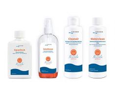 STRICKER Service Set Geruch für 2 Matratzen I schnelle Hillfe gegen Geruchsprobleme I Wasserbett-Pflege I Zubehör I Konditionierer I Cleanair I Smellosan I für Wasserbetten aller Hersteller geeignet