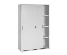 Möbelpartner Schiebetürenschrank SERIE 4000 | HxBxT 1530 x 1000 x 395 mm| lichtgrau |